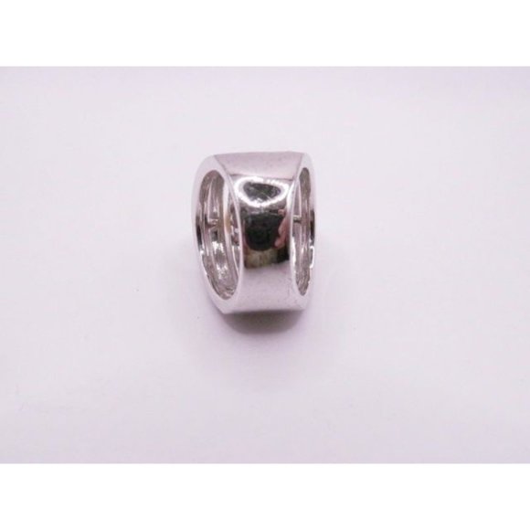 Faux Pearl 7 Tier Band Rhinestone Cocktail Ring signed NVC - Picture 8 of 14